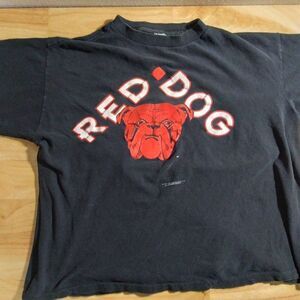 Vintage Stanley Desantis Red Dog Plank Road Brewery Crop Top T-Shirt